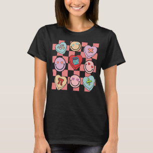 T-shirt Professeur de mathématiques Super rétro Valentine