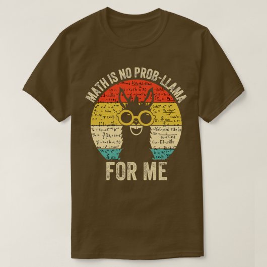 T-shirt professeur de maths 1 (Design devant)