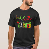 T-shirt Professeur De Maths De Retour À L'École (Devant)