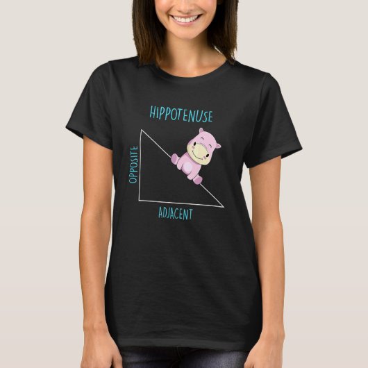 T-shirt Professeur de maths Hippotenuse (Devant)