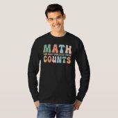 T-shirt Professeur De Maths Retourner À L'École Le Seul Su (Devant entier)