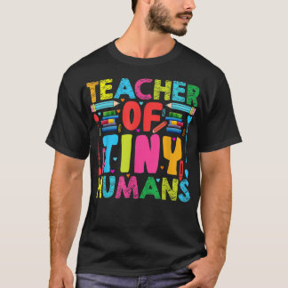 T-shirt Professeur de minuscules humains Funny Kindergarte