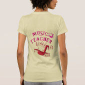 T-shirt Professeur de musique (Dos)