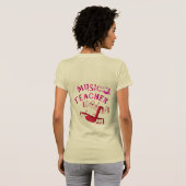 T-shirt Professeur de musique (Dos entier)