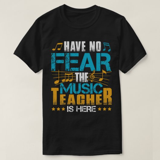 T-shirt Professeur de musique (Design devant)