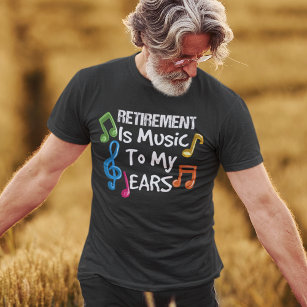 T-shirt Professeur de musique à la retraite