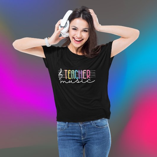 T-shirt Professeur de musique à l'école