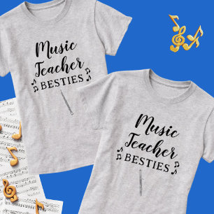T-shirt Professeur de musique Besties Bassoon Meilleur Ami