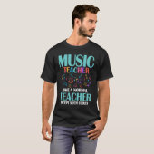 T-shirt Professeur De Musique Comme Un Enseignant Normal S (Devant entier)