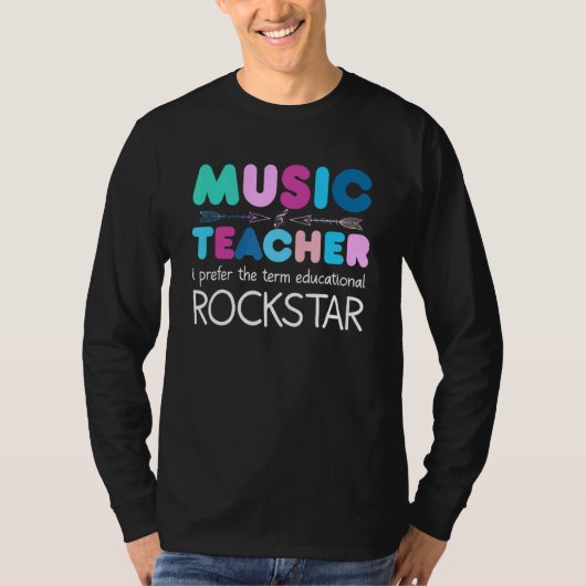 T-shirt Professeur De Musique Ich Bevorge Den Terme Études (Devant)
