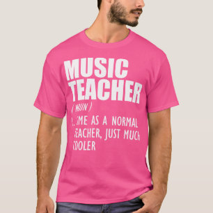 T-shirt Professeur de musique Identique à un enseignant no