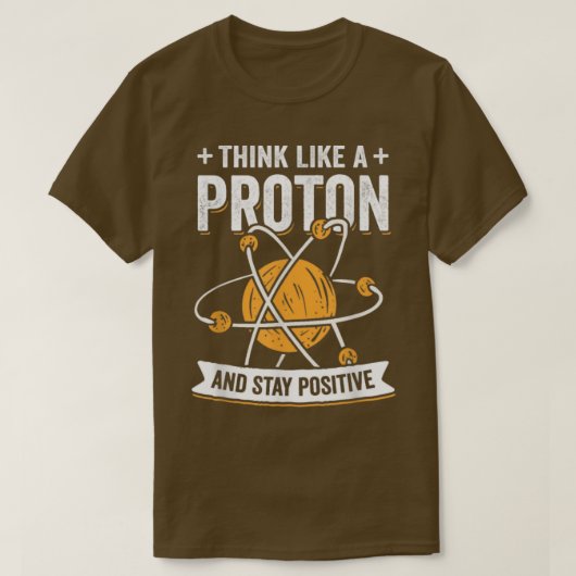 T-shirt Professeur de physique en chimie protonique (Design devant)