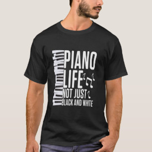 T-shirt Professeur de Piano Amateurs de Musique Pianistes