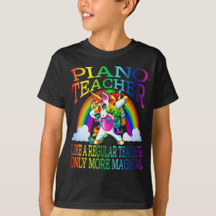 T-shirt Professeur De Piano Comme Un Enseignant Régulier S