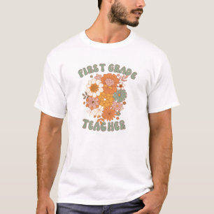 T-shirt Professeur de première année Super rétro