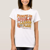 T-shirt Professeur de Pumpkin Spice & Plans de Leçon d'Aut (Devant)