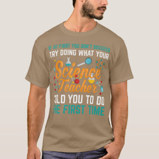 T-shirt Professeur de science drôle de chimie disant garço