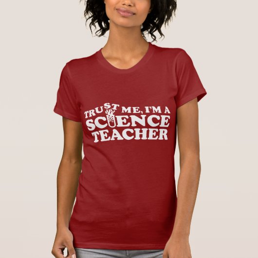 T-shirt Professeur de sciences (Devant)