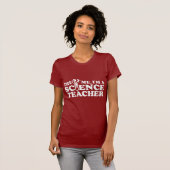 T-shirt Professeur de sciences (Devant entier)