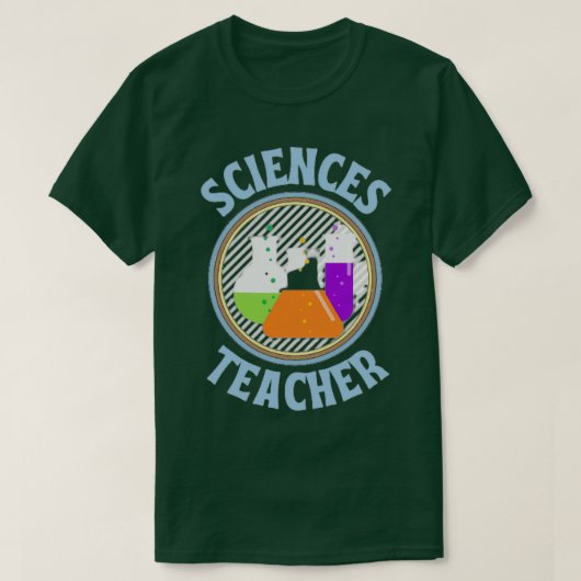 T-shirt professeur de sciences 1 (Design devant)