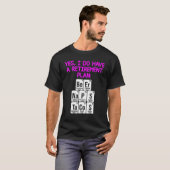 T-shirt Professeur de sciences à la retraite à l'école de (Devant entier)