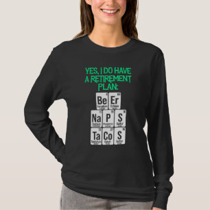 T-shirt Professeur de sciences à la retraite à l'école de 