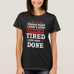 T-shirt Professeur de sciences Chemist Hommes Femmes