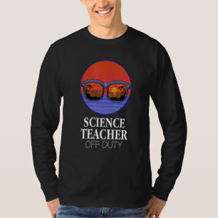 T-shirt Professeur de sciences en service Lunettes de sole