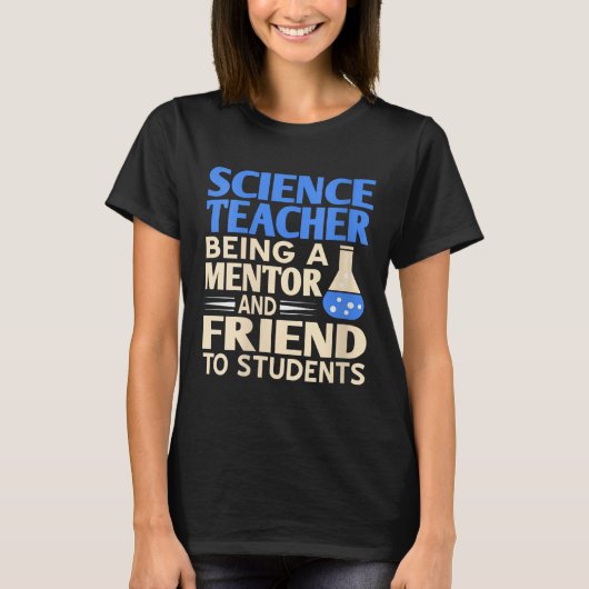 T-shirt Professeur De Sciences Femmes Mentor Et Ami À Étud (Devant)