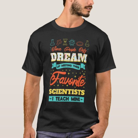 T-shirt Professeur de sciences Futurs scientifiques Éducat (Devant)