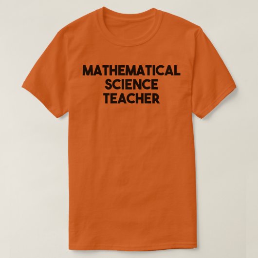 T-shirt Professeur de sciences mathématiques Premium (Design devant)