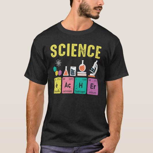 T-shirt Professeur de sciences Physique Physique Enseignan (Devant)