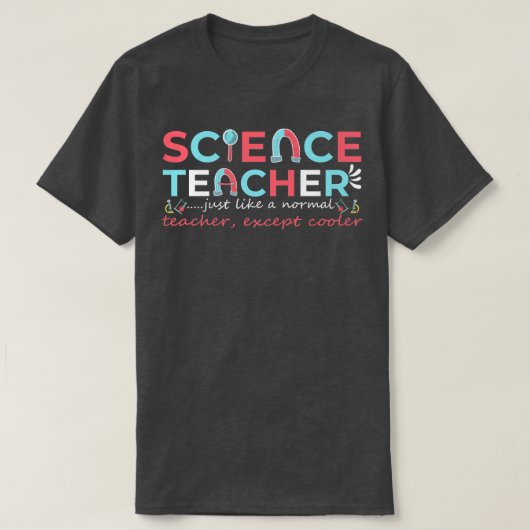 T-shirt Professeur de sciences Plus Glacière Funny Enseign (Design devant)