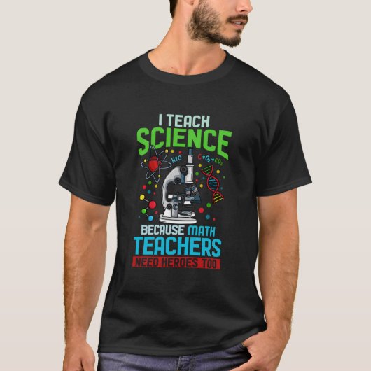 T-shirt Professeur de sciences pour les professeurs de sci (Devant)
