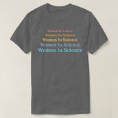 T-shirt Professeur de sciences rétro (Design devant)