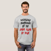 T-shirt Professeur de sociologie Zombie Joke (Devant entier)