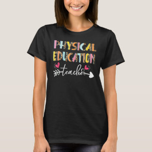 T-shirt Professeur de sport léopard Phys Ed Mignon Fournit