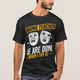 T-shirt Professeur de théâtre Conception de théâtre drôle 
