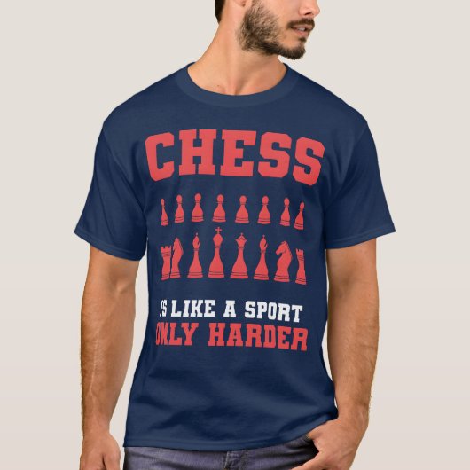 T-shirt Professeur d'échecs sportif drôle d'échecs drôle (Devant)