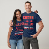T-shirt Professeur d'échecs sportif drôle d'échecs drôle (Unisexe)