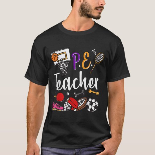 T-shirt Professeur d'éducation physique Fier Professeur d' (Devant)