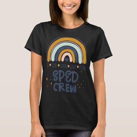 T-shirt Professeur d'éducation spéciale PARA Special Ed Cr (Devant)