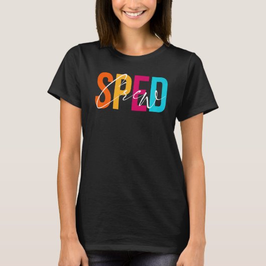 T-shirt Professeur d'éducation spéciale PARA Special Ed Cr (Devant)