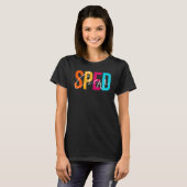 T-shirt Professeur d'éducation spéciale PARA Special Ed Cr (Devant entier)