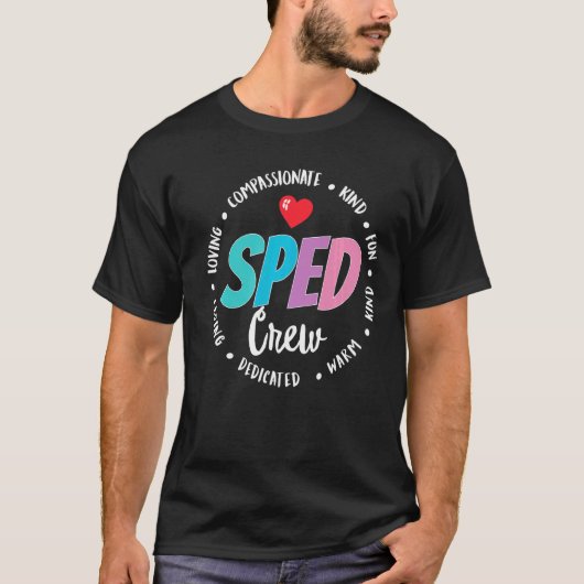 T-shirt Professeur d'éducation spéciale PARA Special Ed Cr (Devant)