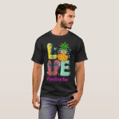T-shirt Professeur d'éducation spéciale Pineapple Tropical (Devant entier)