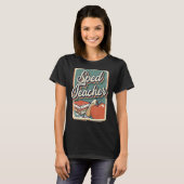 T-shirt Professeur d'éducation spéciale SPEED Retro Retro (Devant entier)
