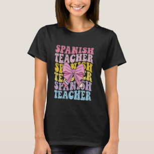 T-shirt Professeur d'espagnol Maestra Professeur bilingue