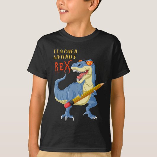 T-shirt professeur dinosaur trex (Devant)
