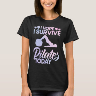 T-shirt Professeur d'instructeur de Pilates J'espère que j